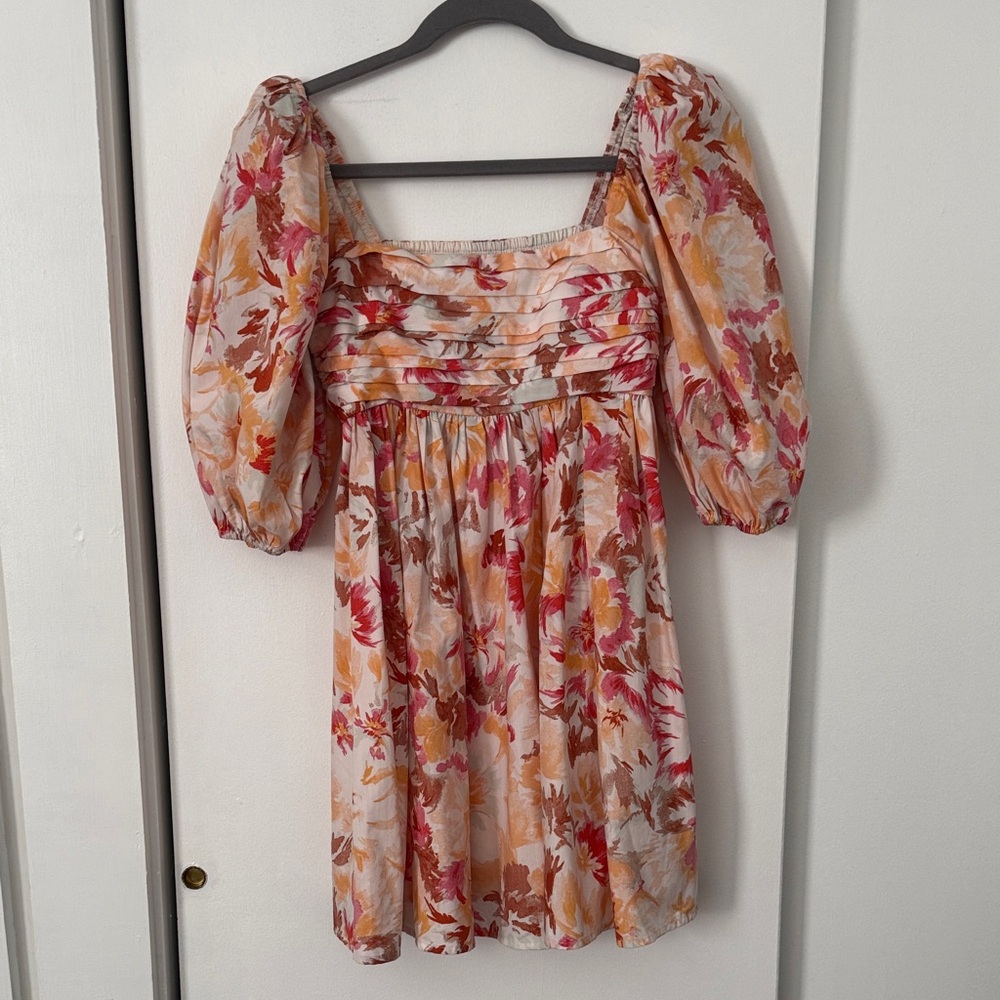 A&F Floral Puff Sleeve Dress